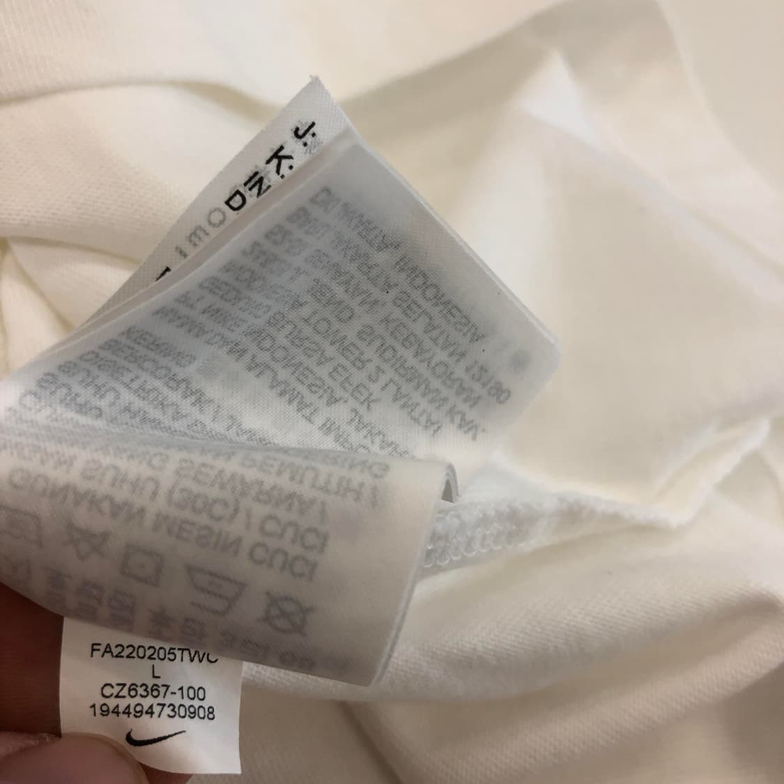 나이키 패치로고 하이크 반팔 L 상품이미지7