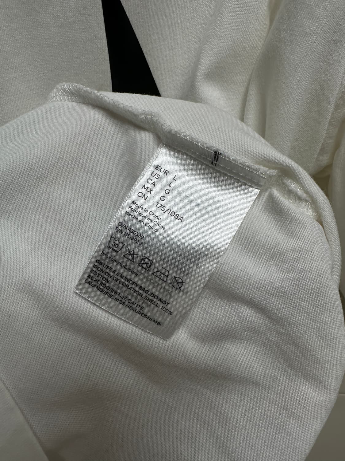 [L] 뮈글러 H&M 콜라보 반팔티 상품이미지2