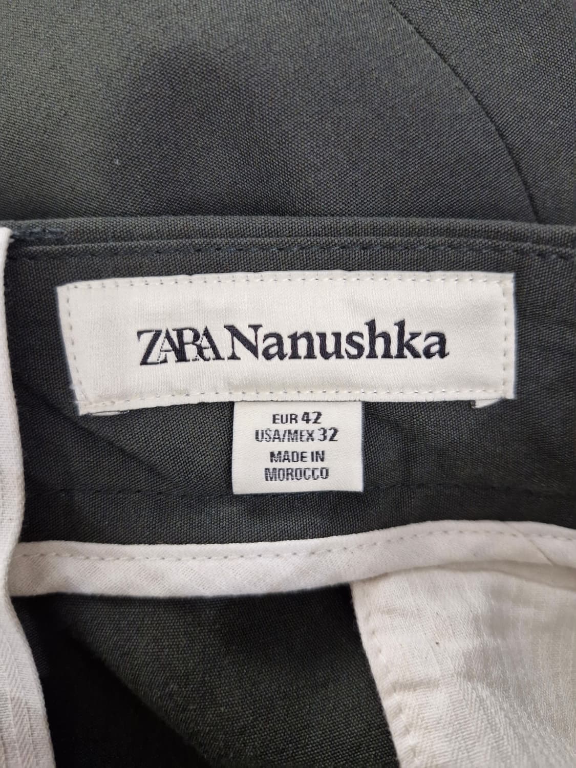 자라x나누시카 벨티드 플리츠 트라우저[32] 상품이미지8