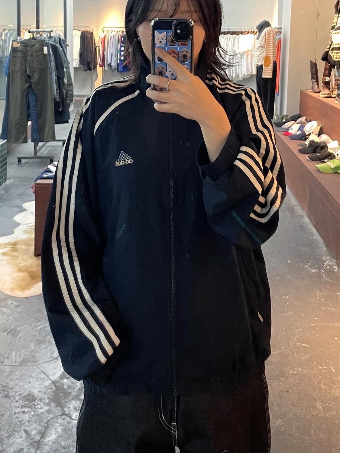 아디다스 올드스쿨 바람막이 자켓 H41 상품이미지1
