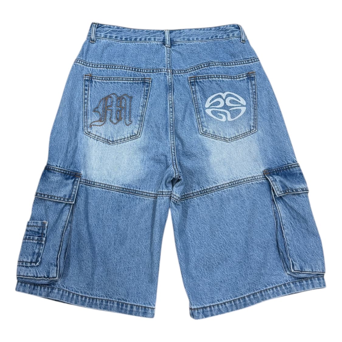 마하그리드 버뮤다 카고 데님 쇼츠 반바지 M 상품이미지2