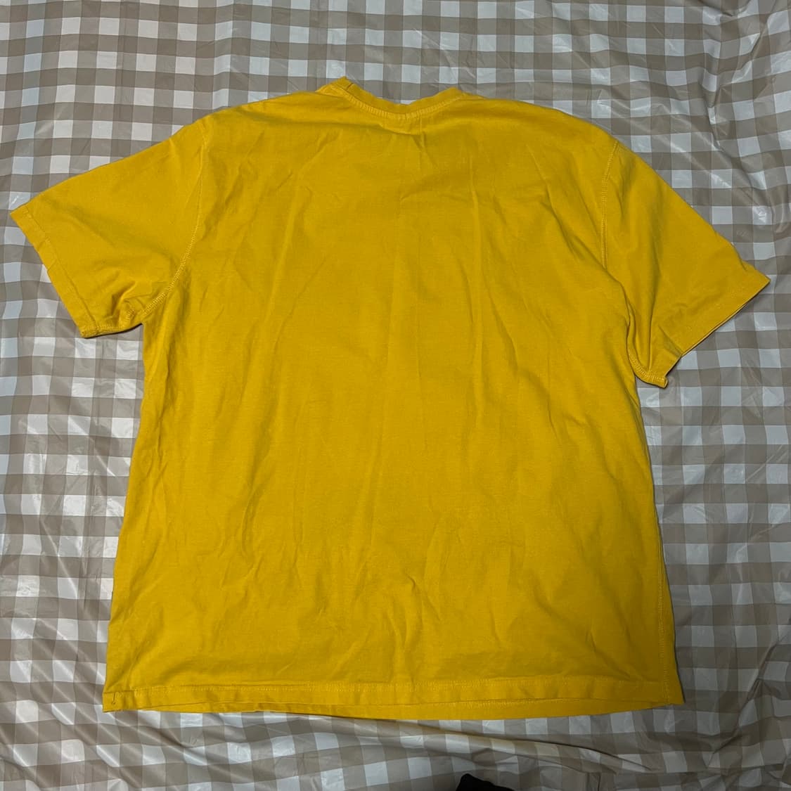 mmlg 반팔 L 옐로우 머스타드 블랙 검정 Y2K 상품이미지3