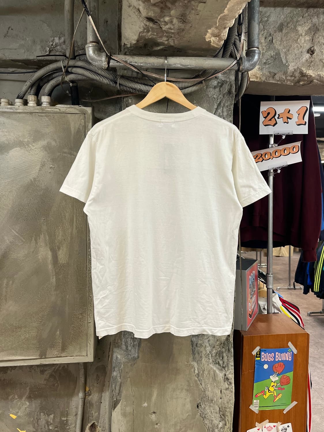 빔즈 반팔티 화이트 M #csz3504 상품이미지2