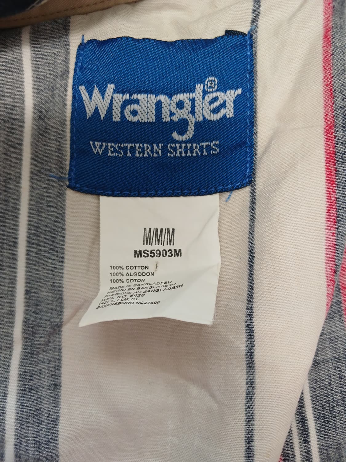 랭글러 western shirts 상품이미지2