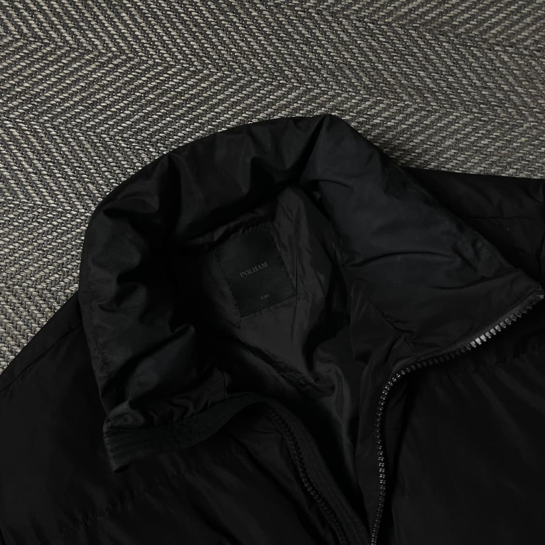 폴햄 박시핏 다운 푸퍼 패딩 블랙o 4988 상품이미지5