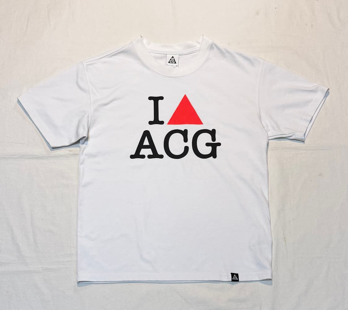 ACG I love ACG 티셔츠 화이트 상품이미지1