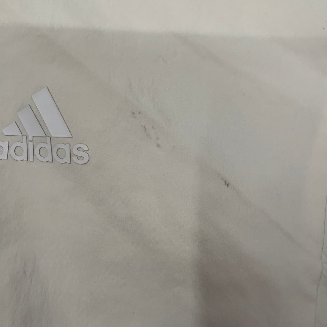 [정품/2xl,110] 아디다스 화이트 바람막이 자켓 b17 상품이미지4