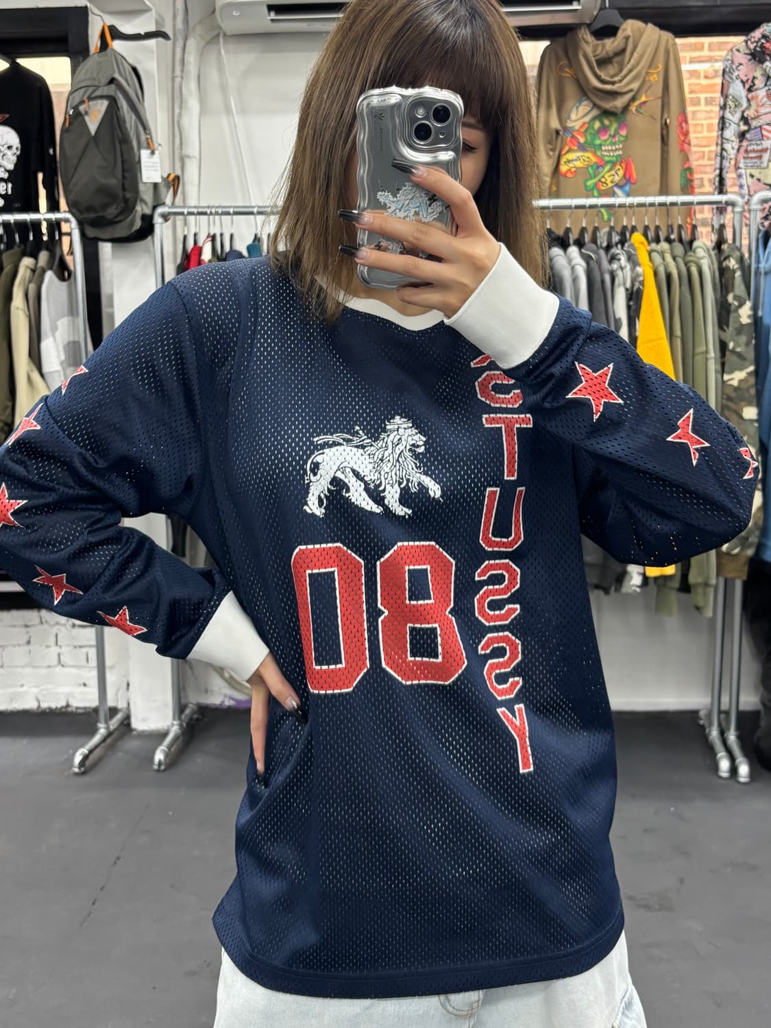 스투시 메쉬 롱슬리브 상품이미지1