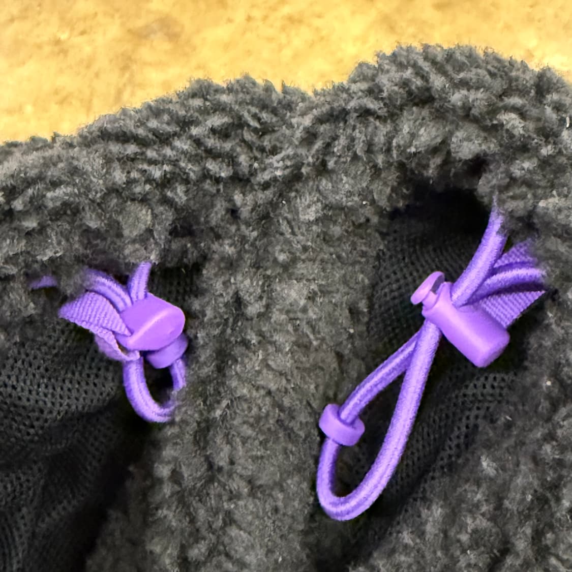 [정품/M] 나이키 블랙 뽀글이 플리스 퍼플 포인트 b18 상품이미지7