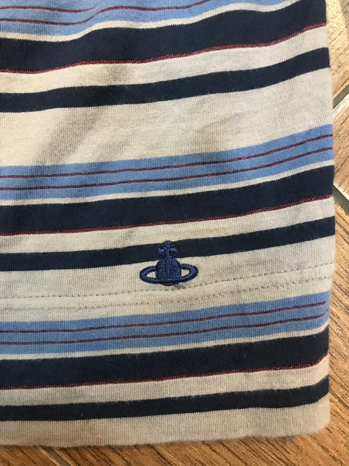 비비안웨스트우드 레드라벨 드레이핑 스트라이프 티 상품이미지8