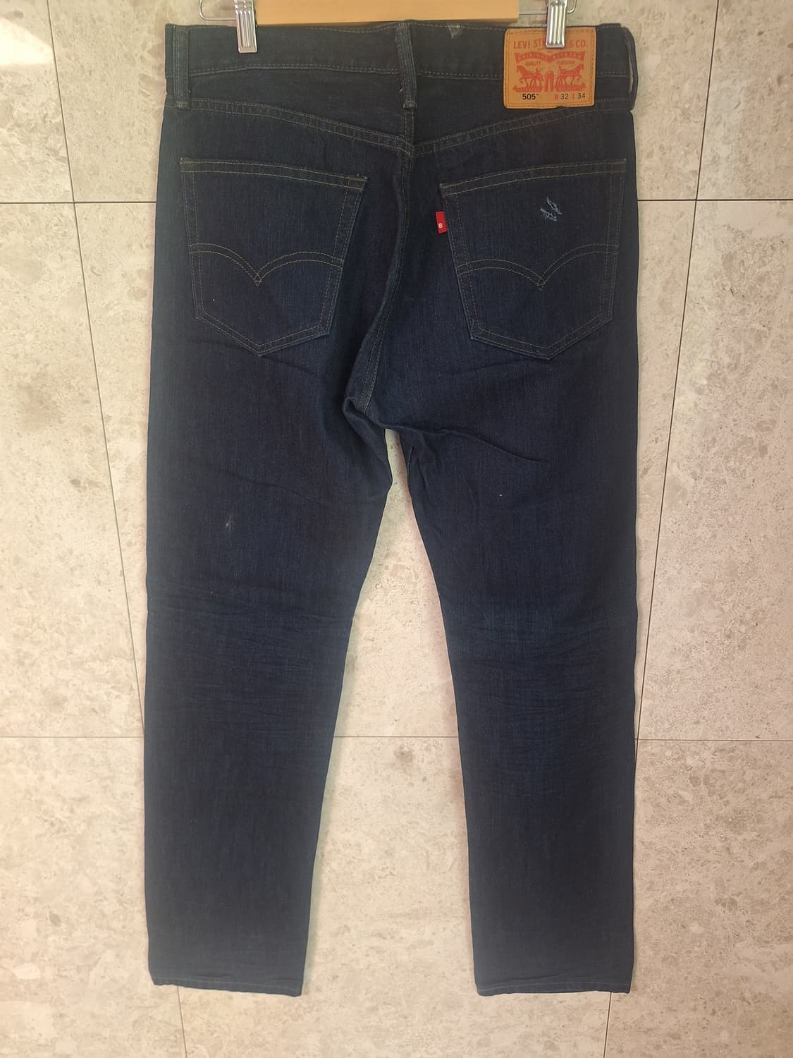 리바이스 505 레귤러 스트레이트 청바지 W32 L34 상품이미지3