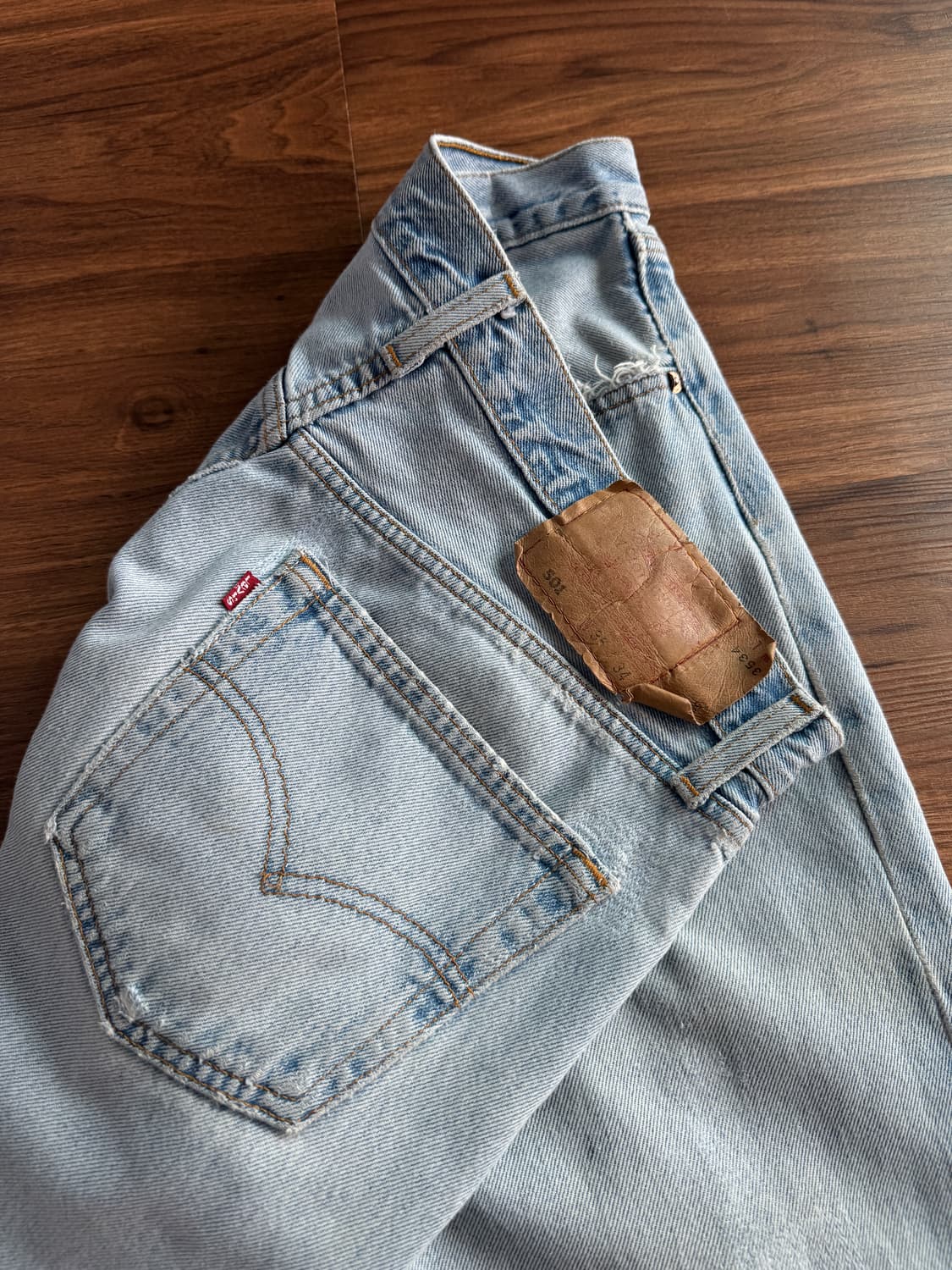 [35]90's 리바이스 Made in USA 501 데님 팬츠 상품이미지3
