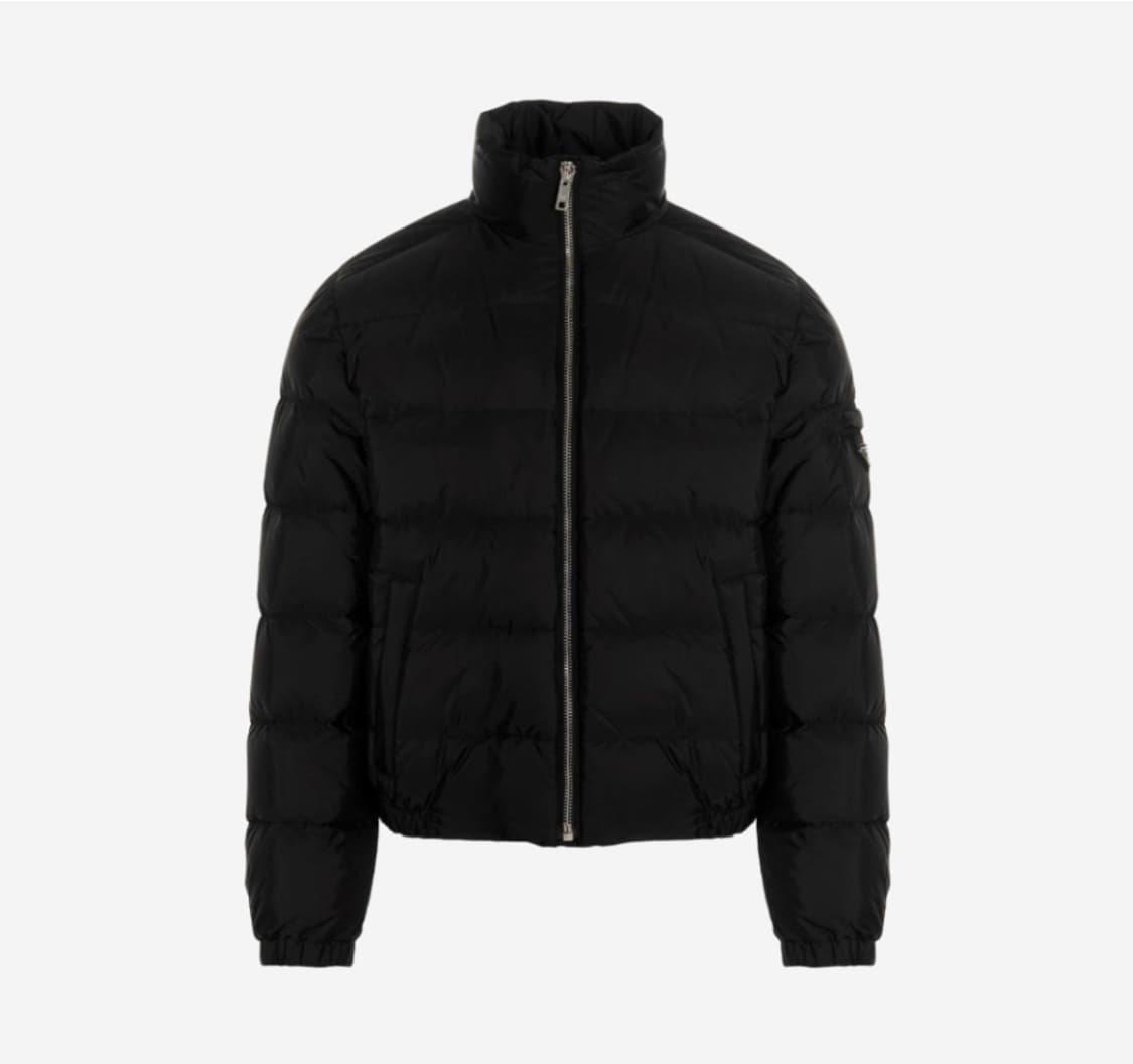[50] 프라다 리나일론 패딩 자켓 블랙(SGB112) 상품이미지1