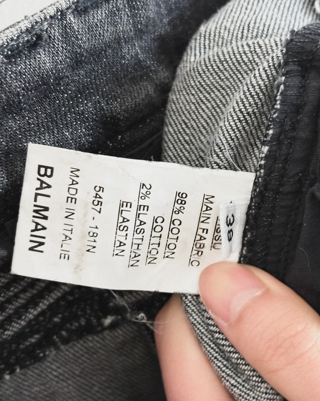 발망 10SS 데카르넹 로우라이즈 워시드 바이커데님 상품이미지6