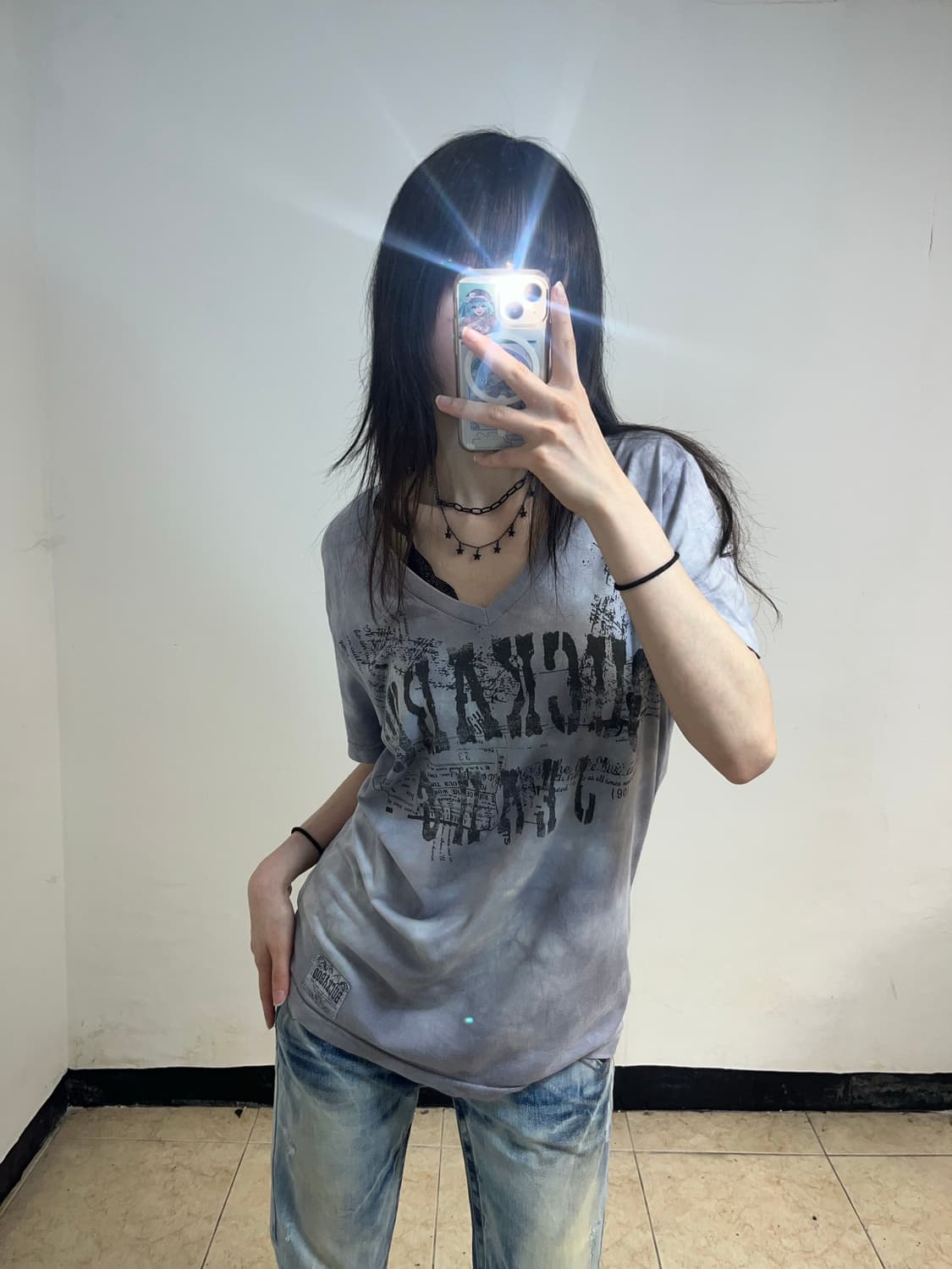Buckaroo 그런지 레터링 티셔츠 상품이미지2