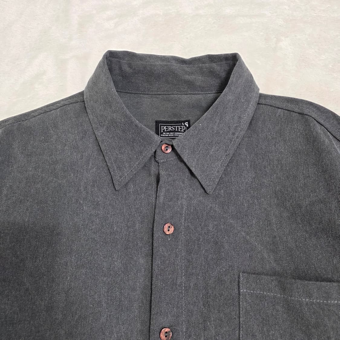 (L)퍼스텝 피그먼트 루즈핏 셔츠 상품이미지2