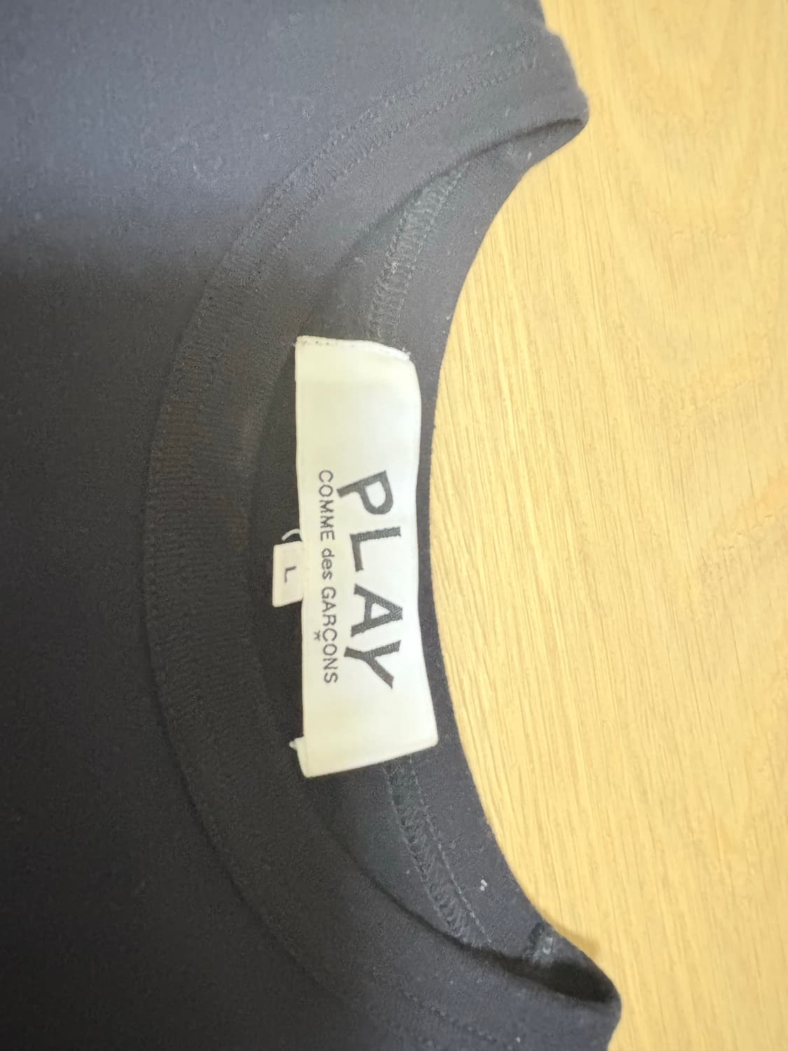 꼼데가르송 롱슬리브(검정) 상품이미지4