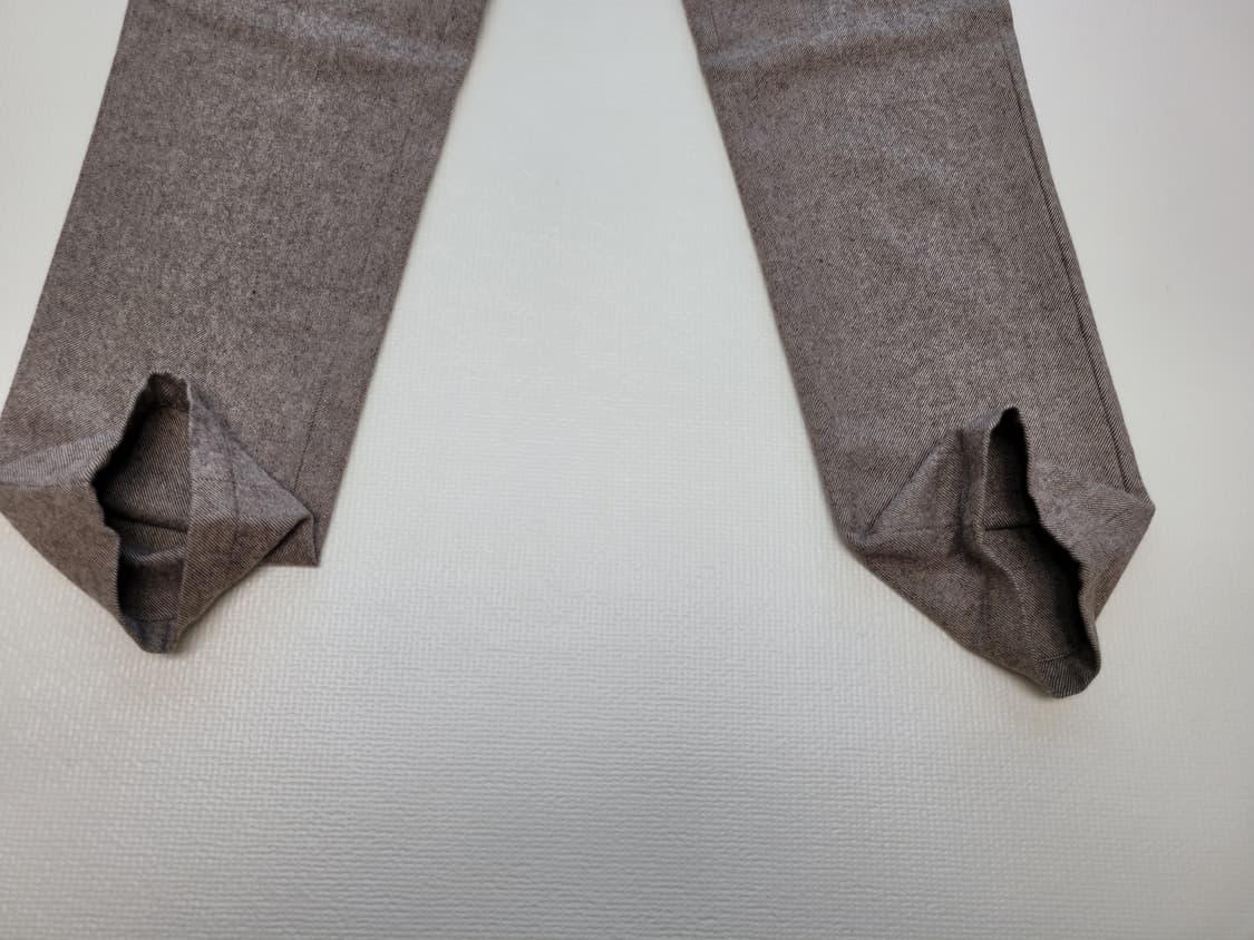 언더우드 UNDERWOOD 남자 헤링본 모직 바지 32 브라운 상품이미지8