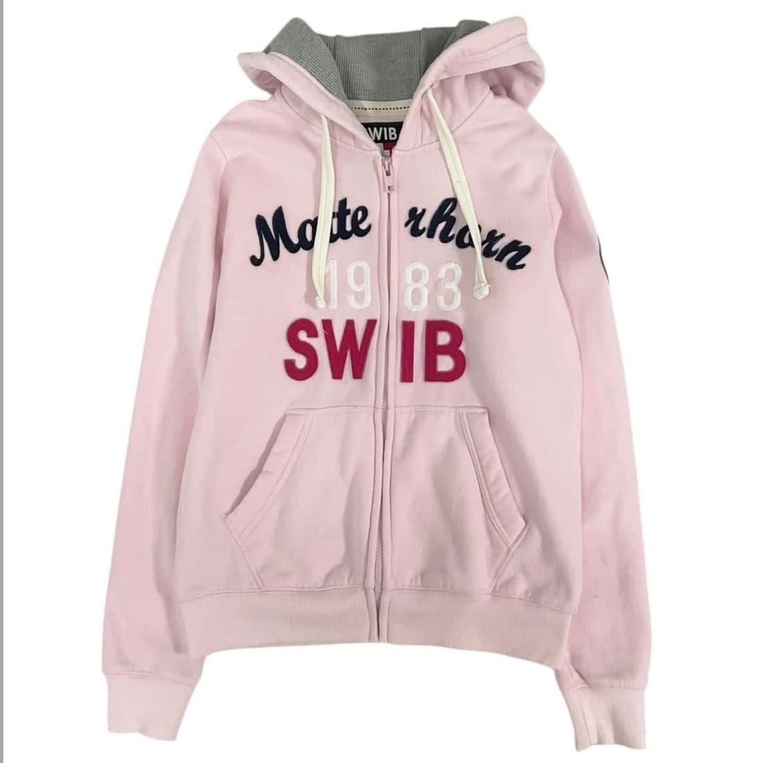 연핑크 후드집업 빈티지 후집 상품이미지1