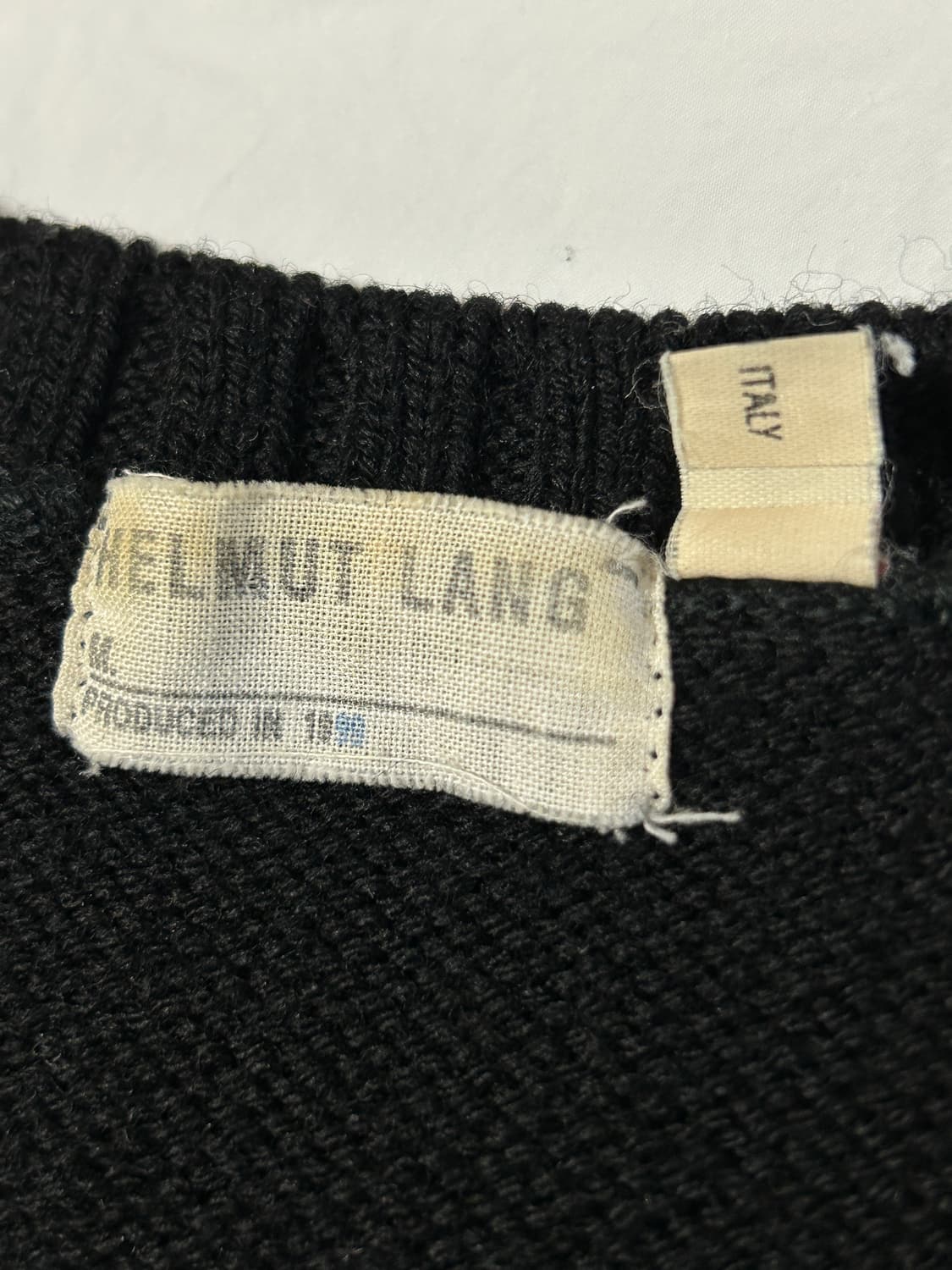 헬무트랭 1998 블랙 니트 상품이미지2