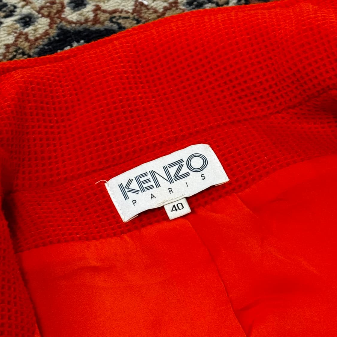 KENZO 겐조 부클레 울 자켓 (40) 숏 코트 상품이미지9