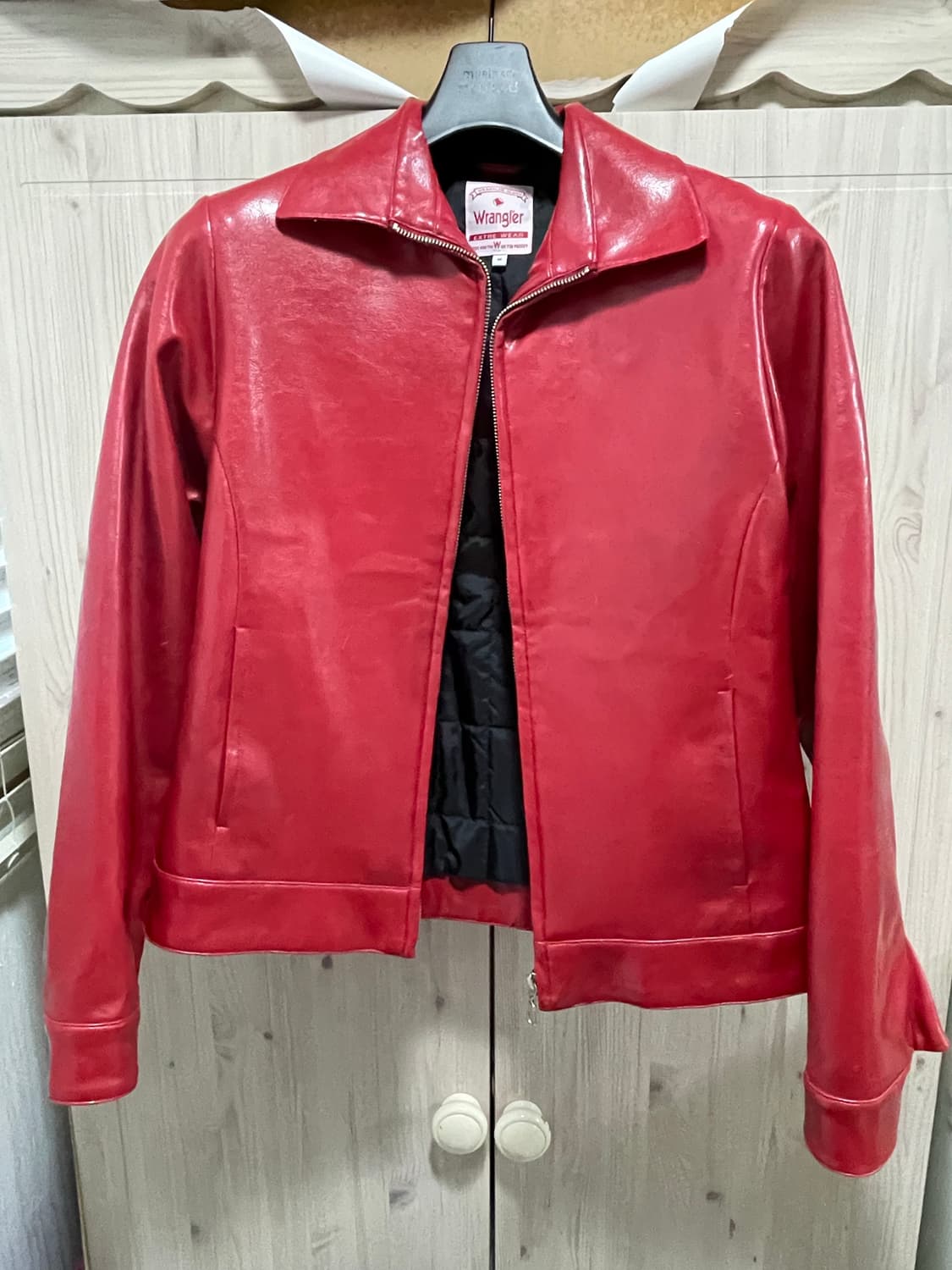 랭글러 우먼 가죽자켓 M 상품이미지1