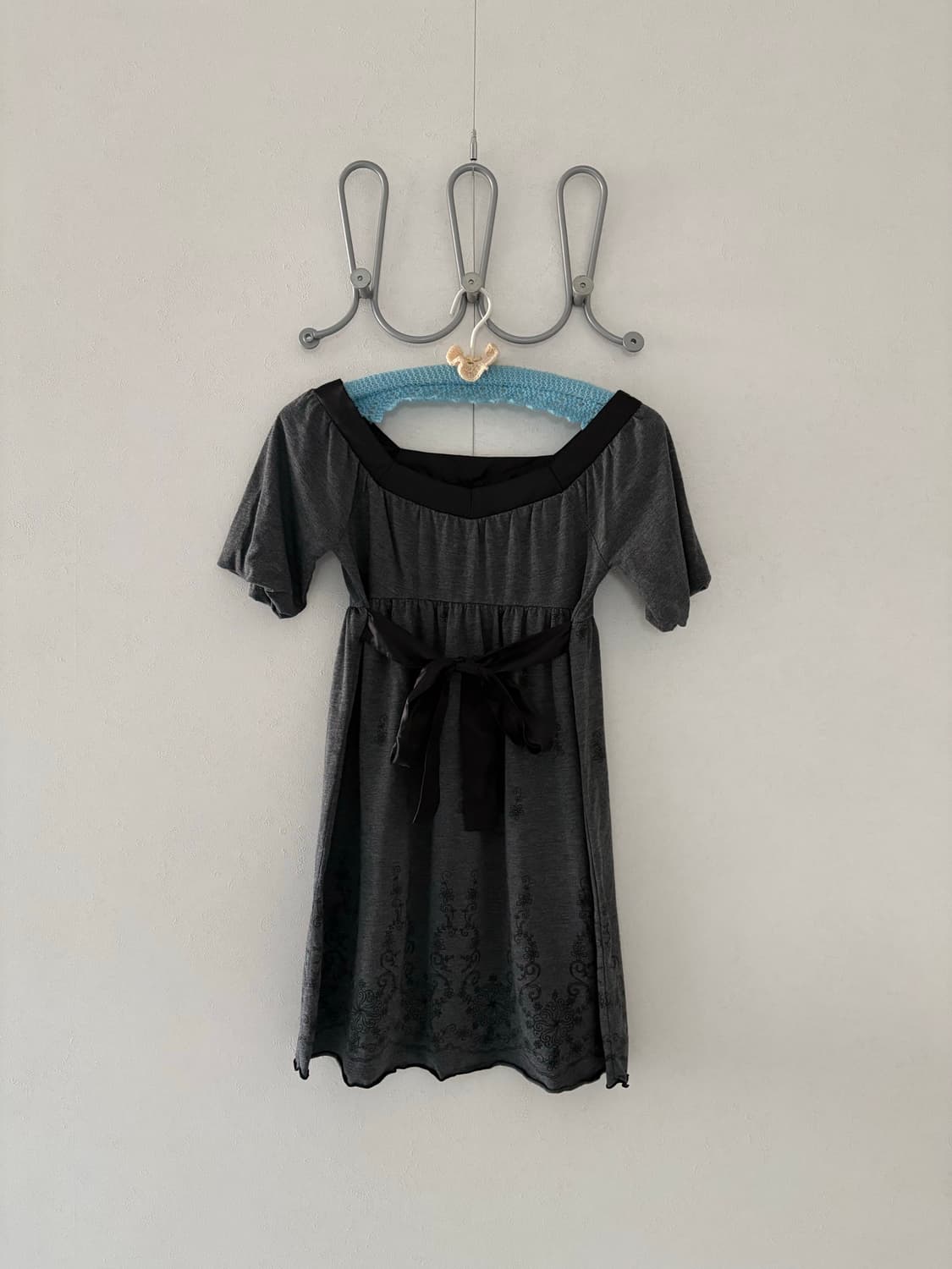 puff sleeve ribbon dress 상품이미지5