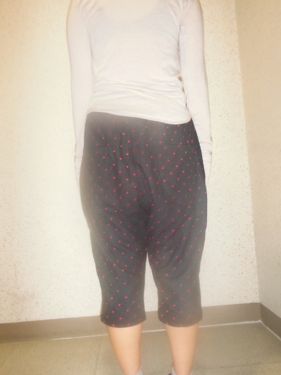 Sunao Kuwahara dots capri pants 상품이미지4