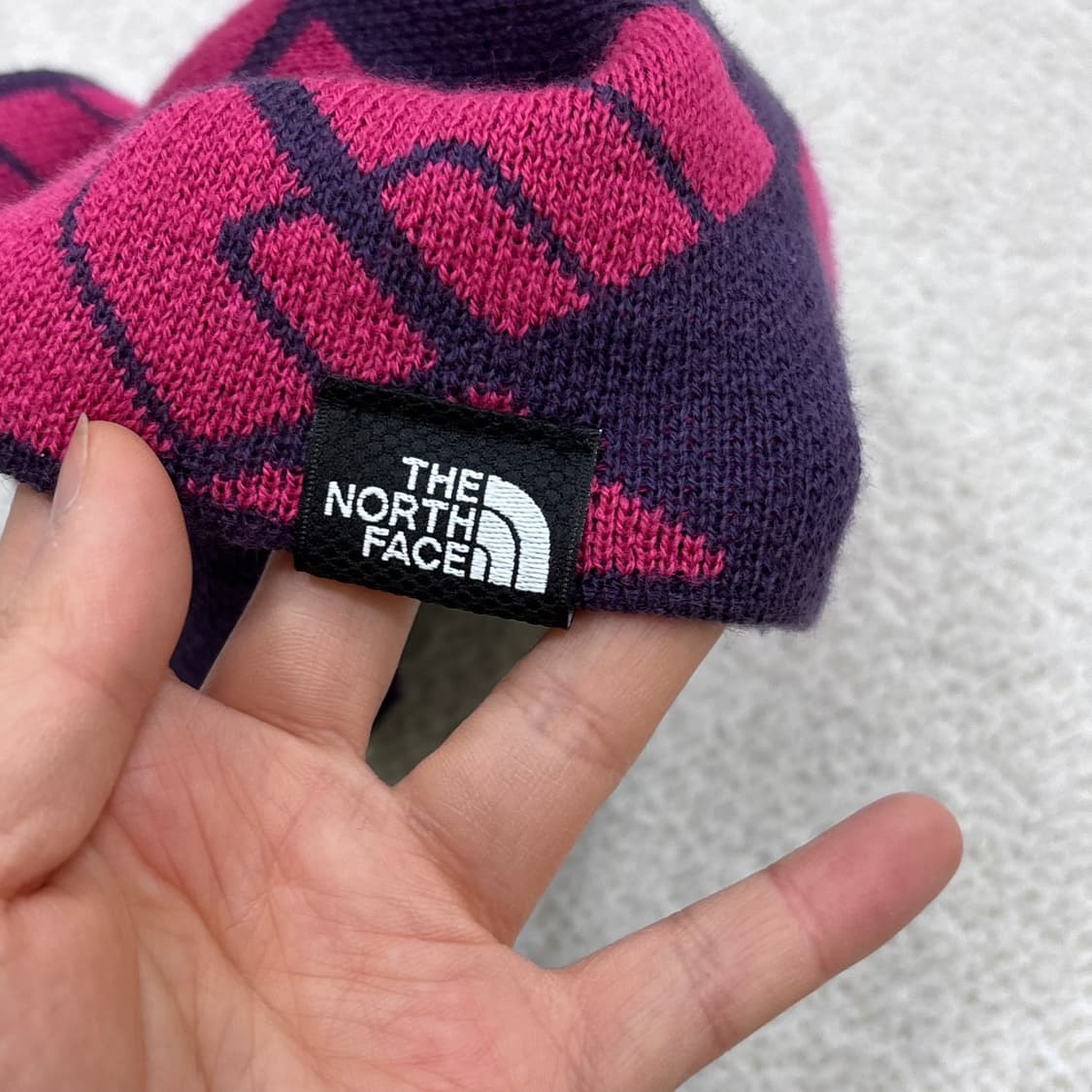 F 노스페이스 로고 패턴 비니 0324E 상품이미지7