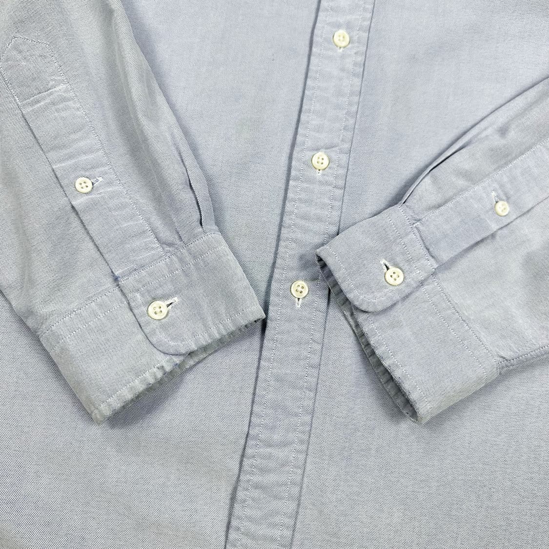 폴로 랄프로렌 포니 커스텀핏 스카이 블루 셔츠 (실측 XXL) 상품이미지4