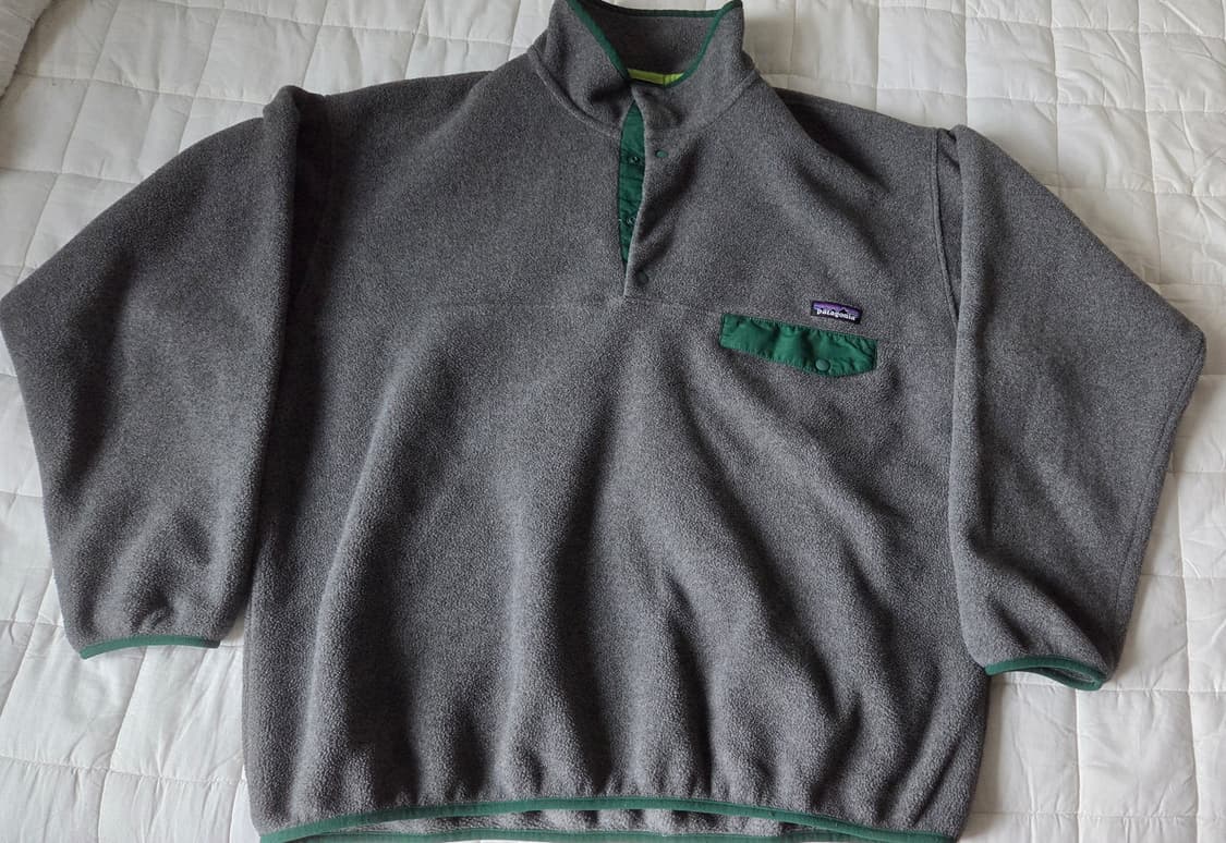 파타고니아 신칠라 스냅티 풀오버 스웨터 니켈 헌터그린 XL 상품이미지2
