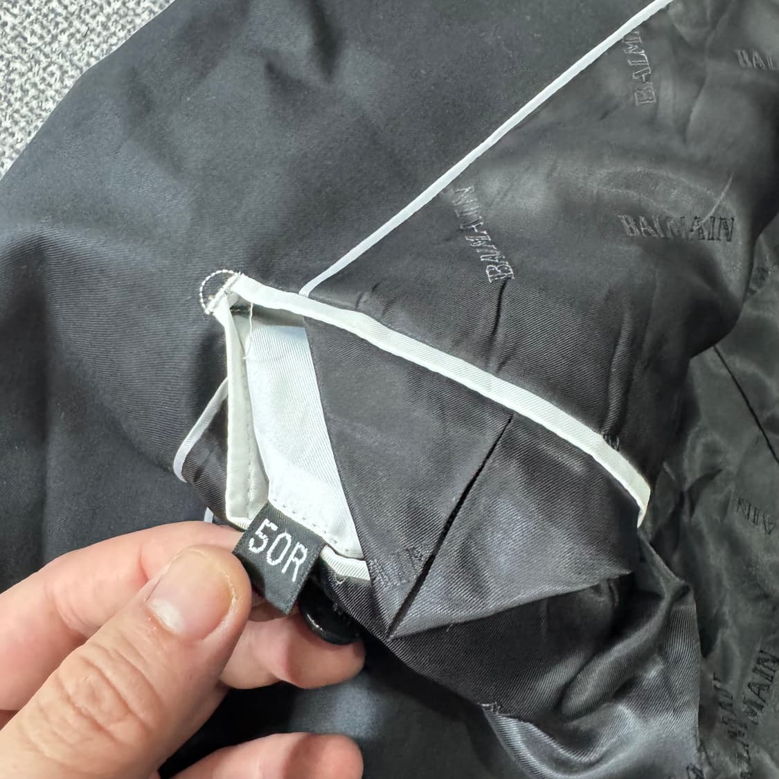 발망 슬림핏 블랙 블레이저 상품이미지6