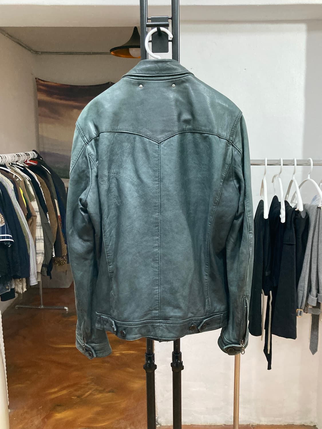 나노 유니버스 레더 자켓 상품이미지9