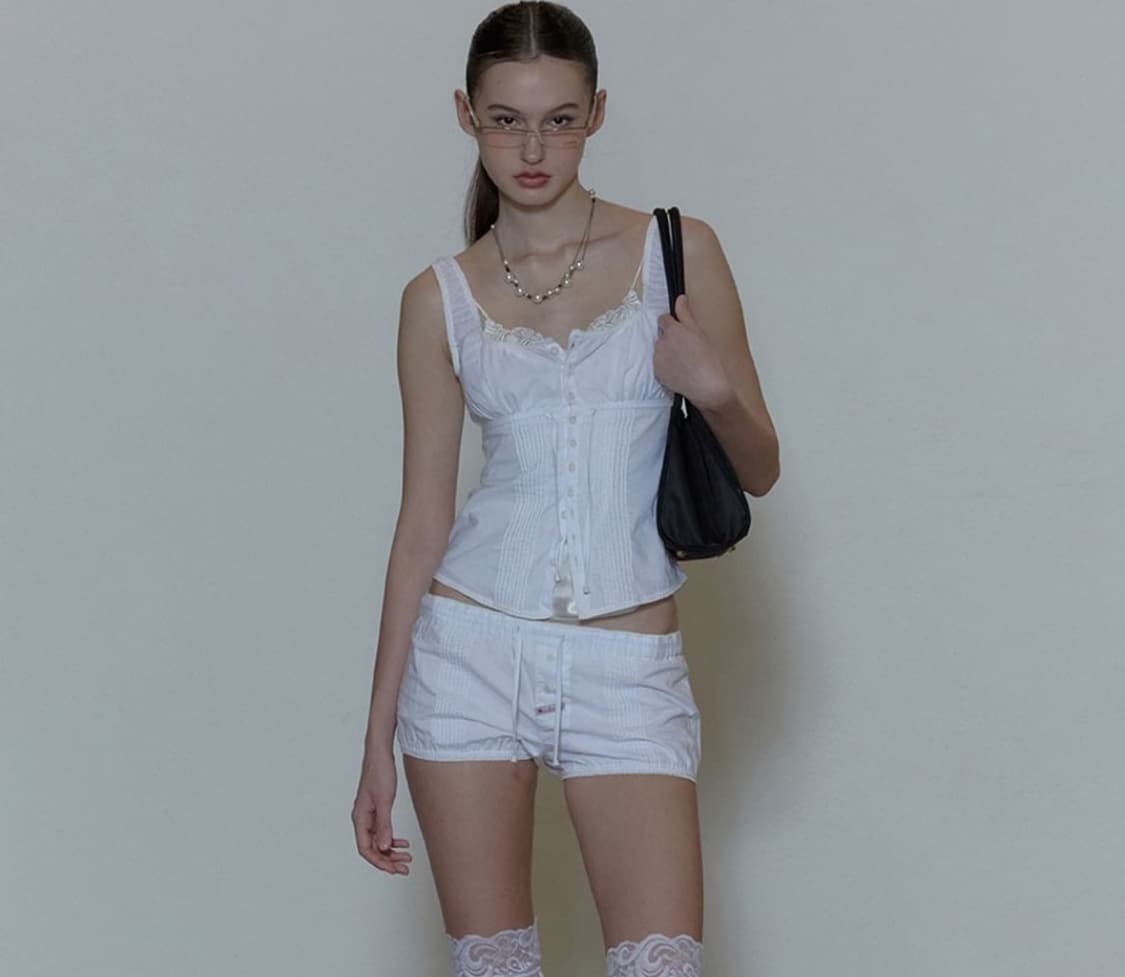 스컬프터 핀턱 라운지 슬리브리스 상품이미지2