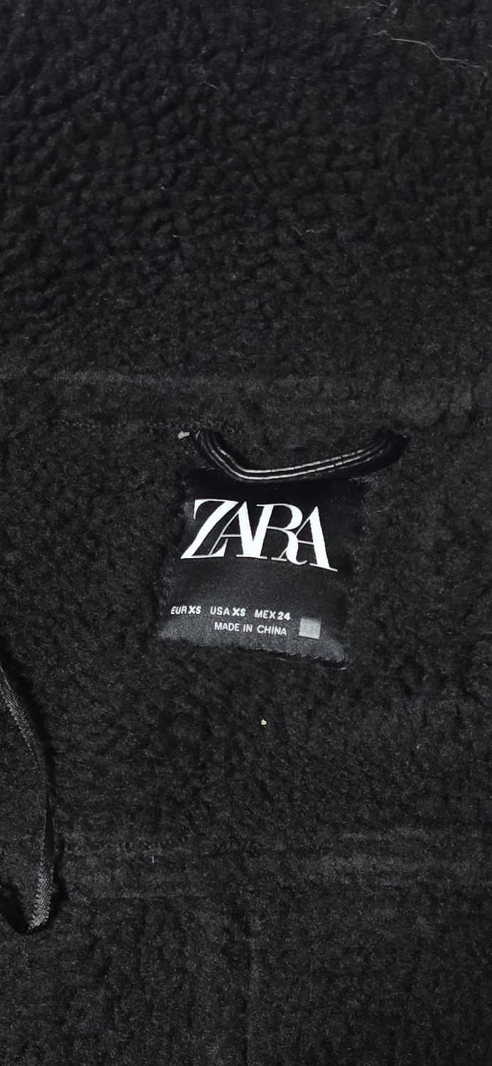 자라 블랙 무스탕 XS 상품이미지3