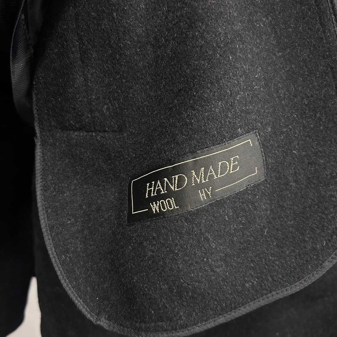 트레디 핸드메이드 퀼팅 이너 밍크카라 울 하프코트 상품이미지4