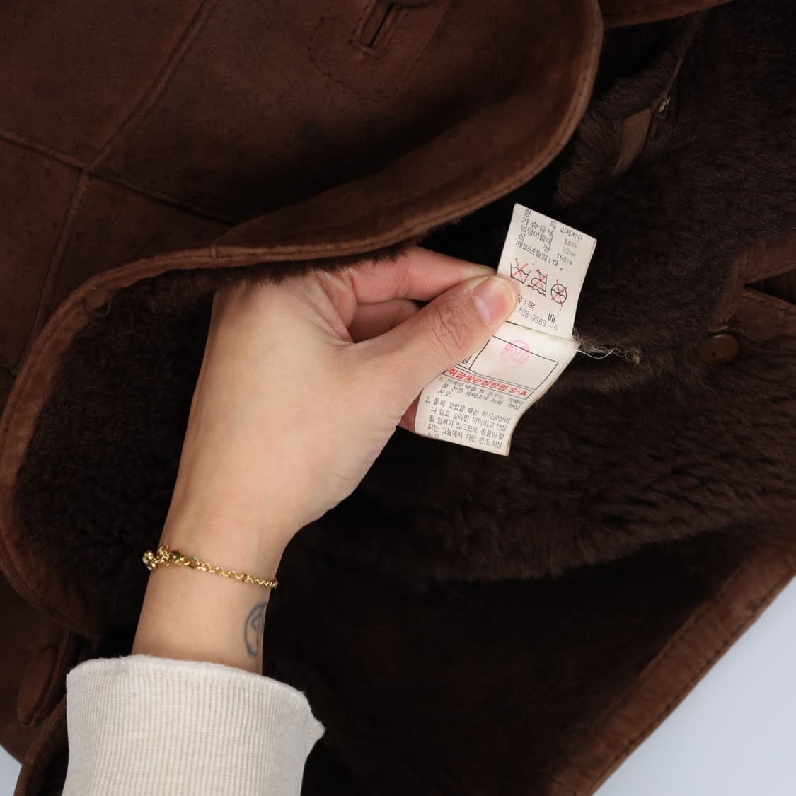 [88-92-160] 피에르발망 양가죽무스탕 0107H1 상품이미지7