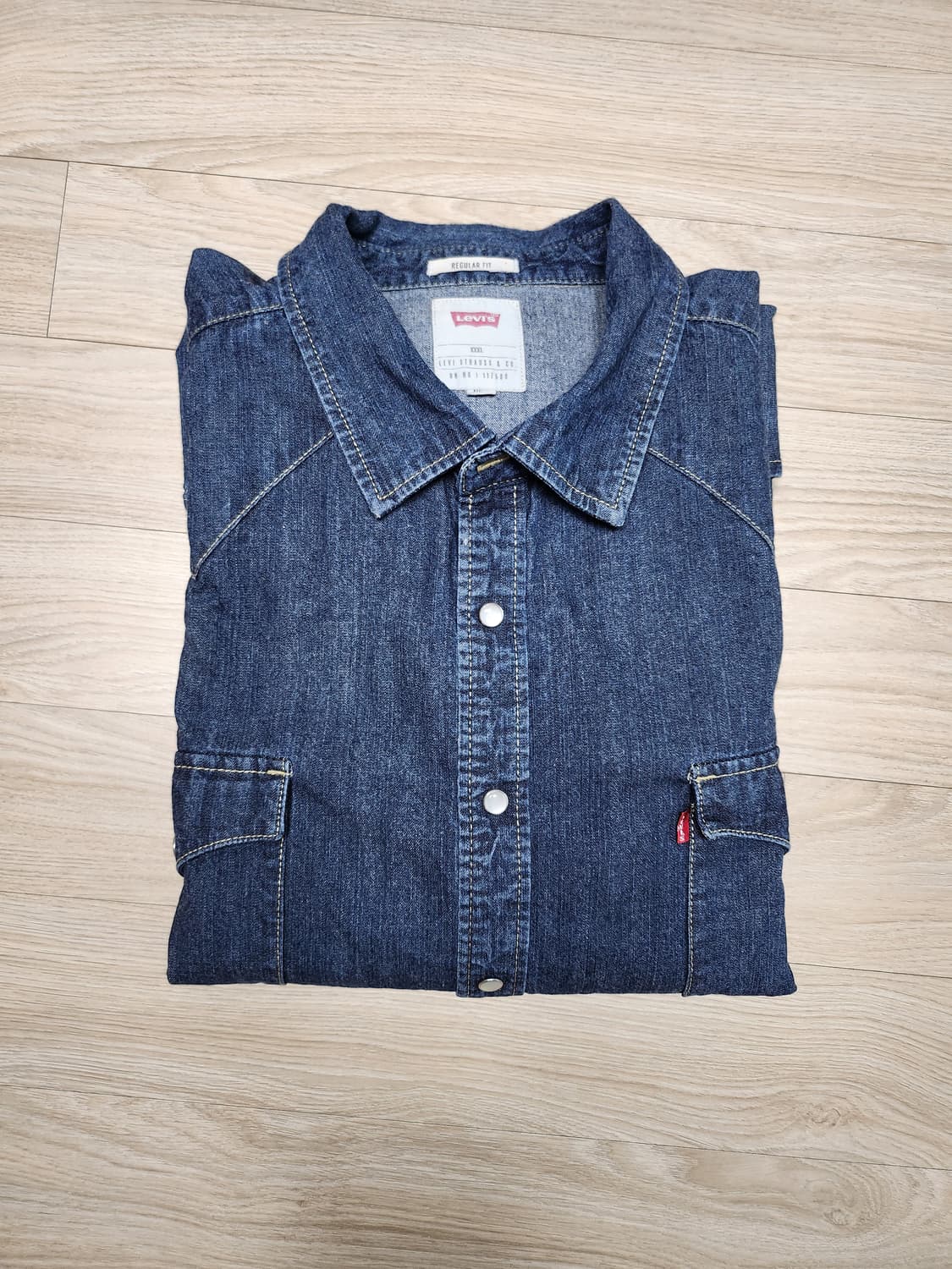 리바이스 웨스턴데님셔츠 (3XL 상품이미지4