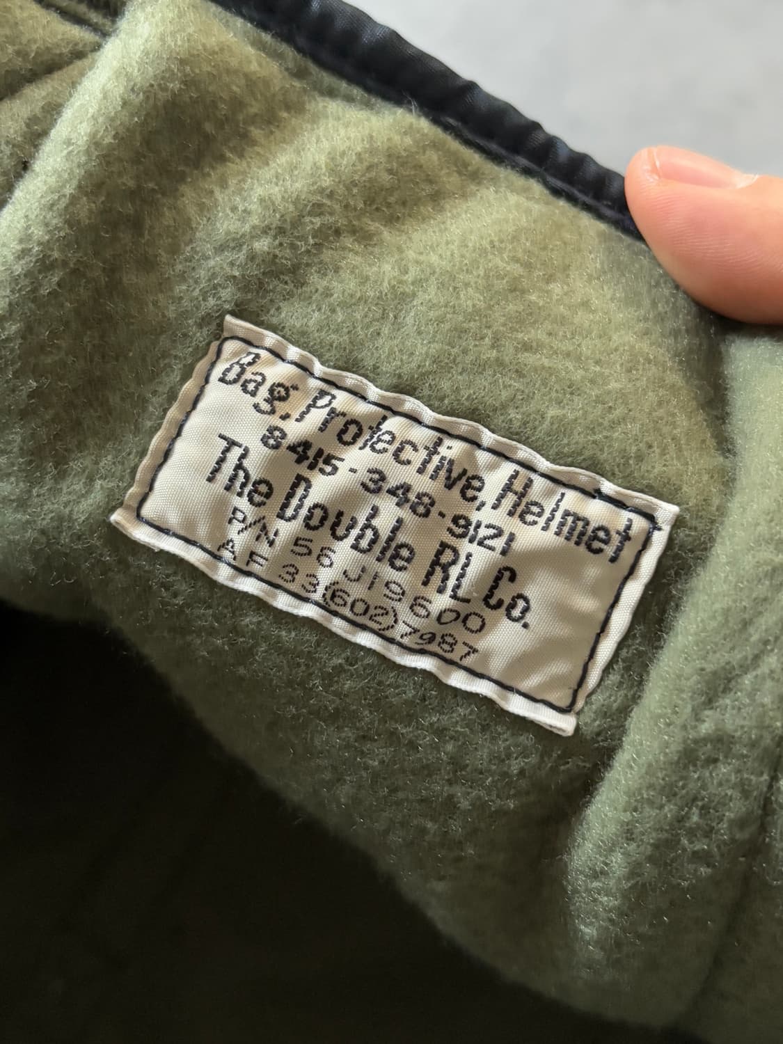 RRL 더블알엘 네이비 헬멧 백 상품이미지8