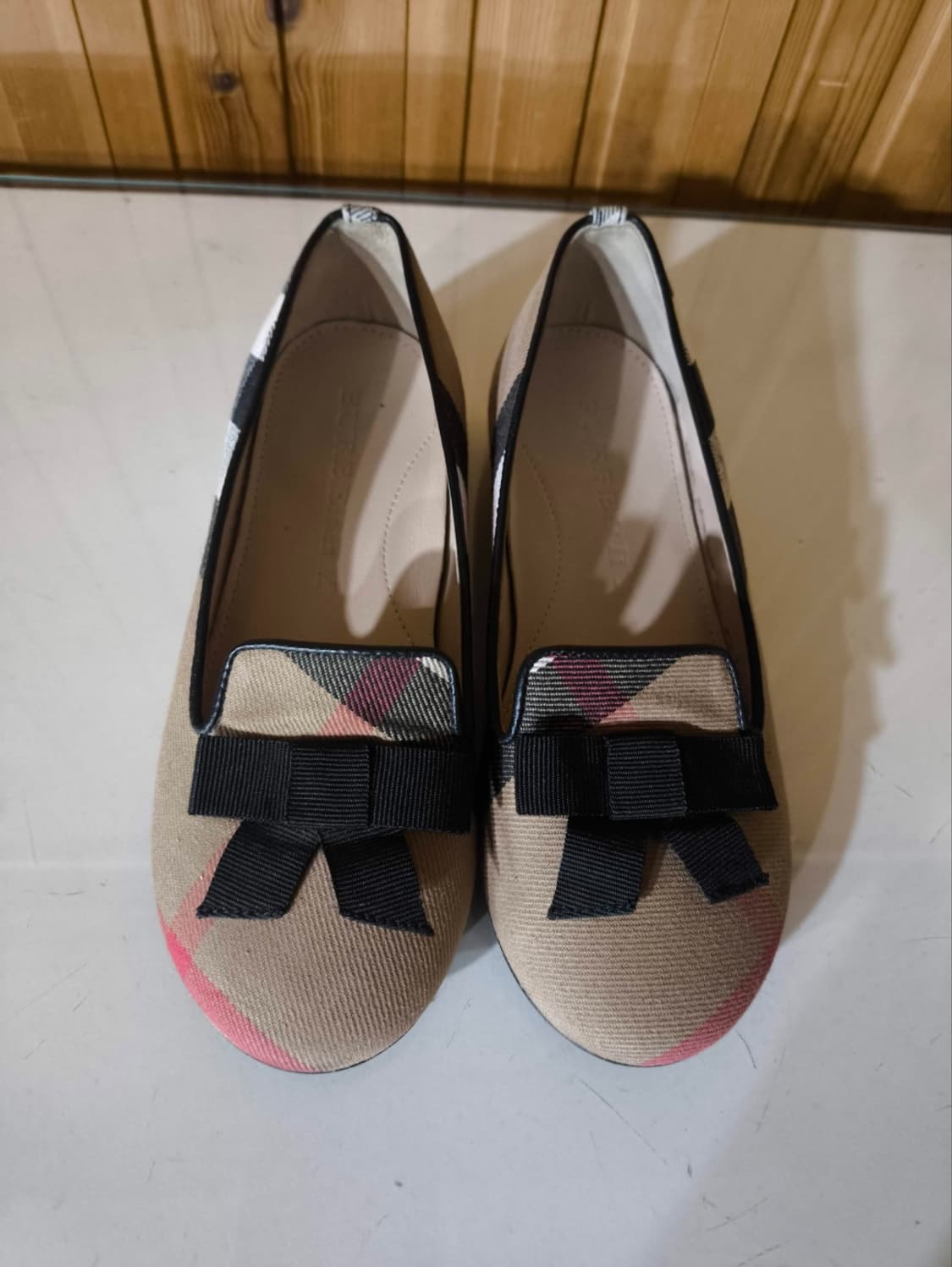 30 버버리 키즈 리본 플랫 상품이미지1