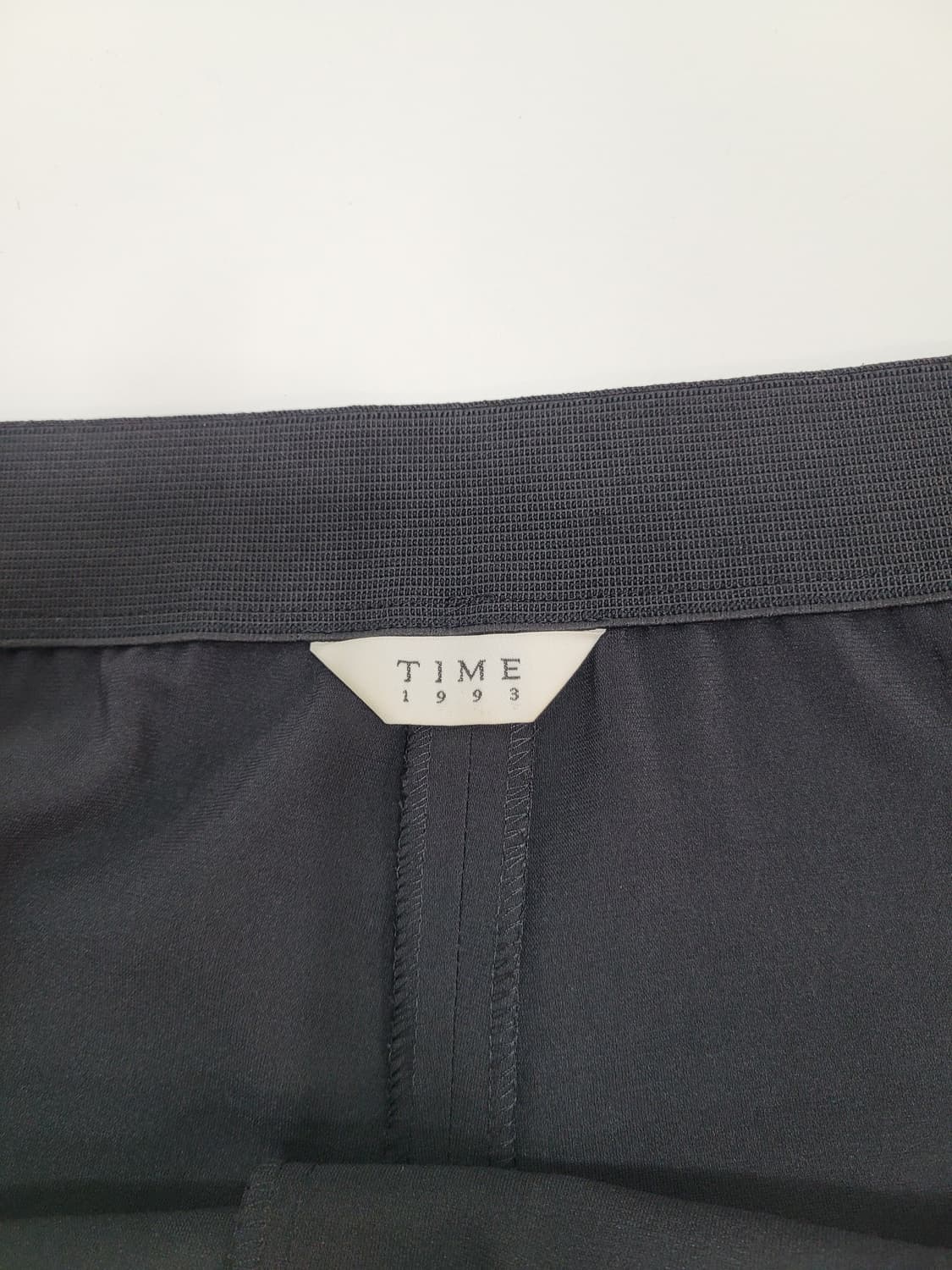 TIME 20SS 한섬 타임 뒷밴딩 슬랙스 팬츠 / 여 67-98 블랙  상품이미지8