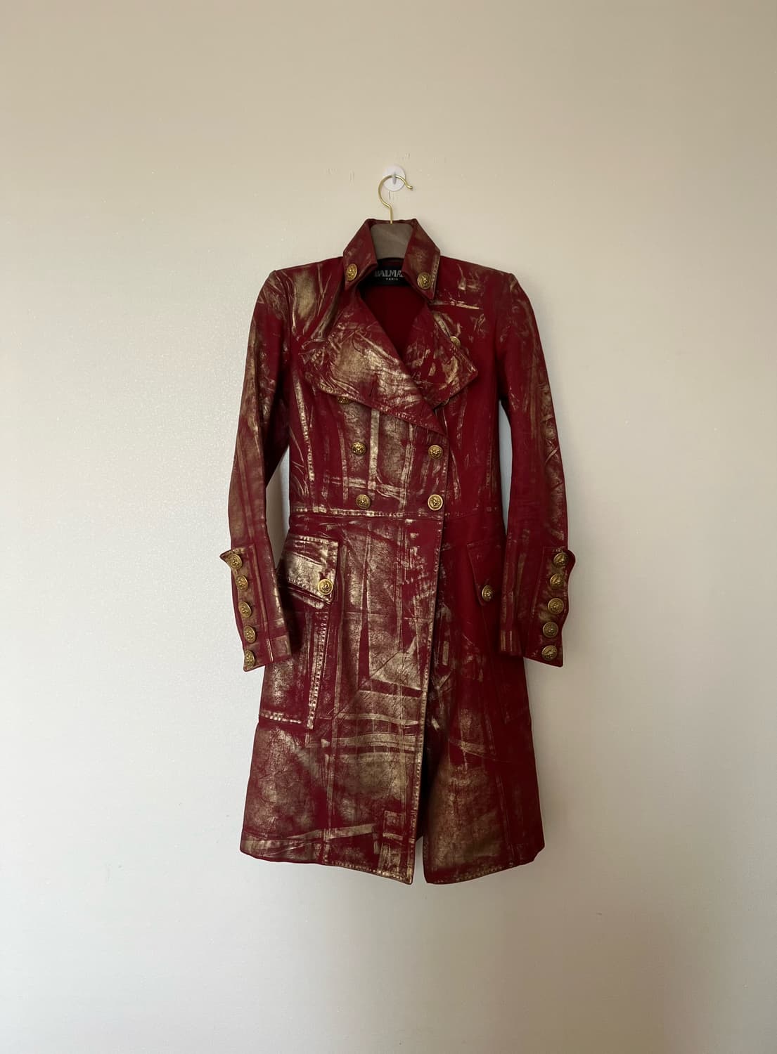 Balmain 2010 Gold-brush Napoleon coat 36 상품이미지2
