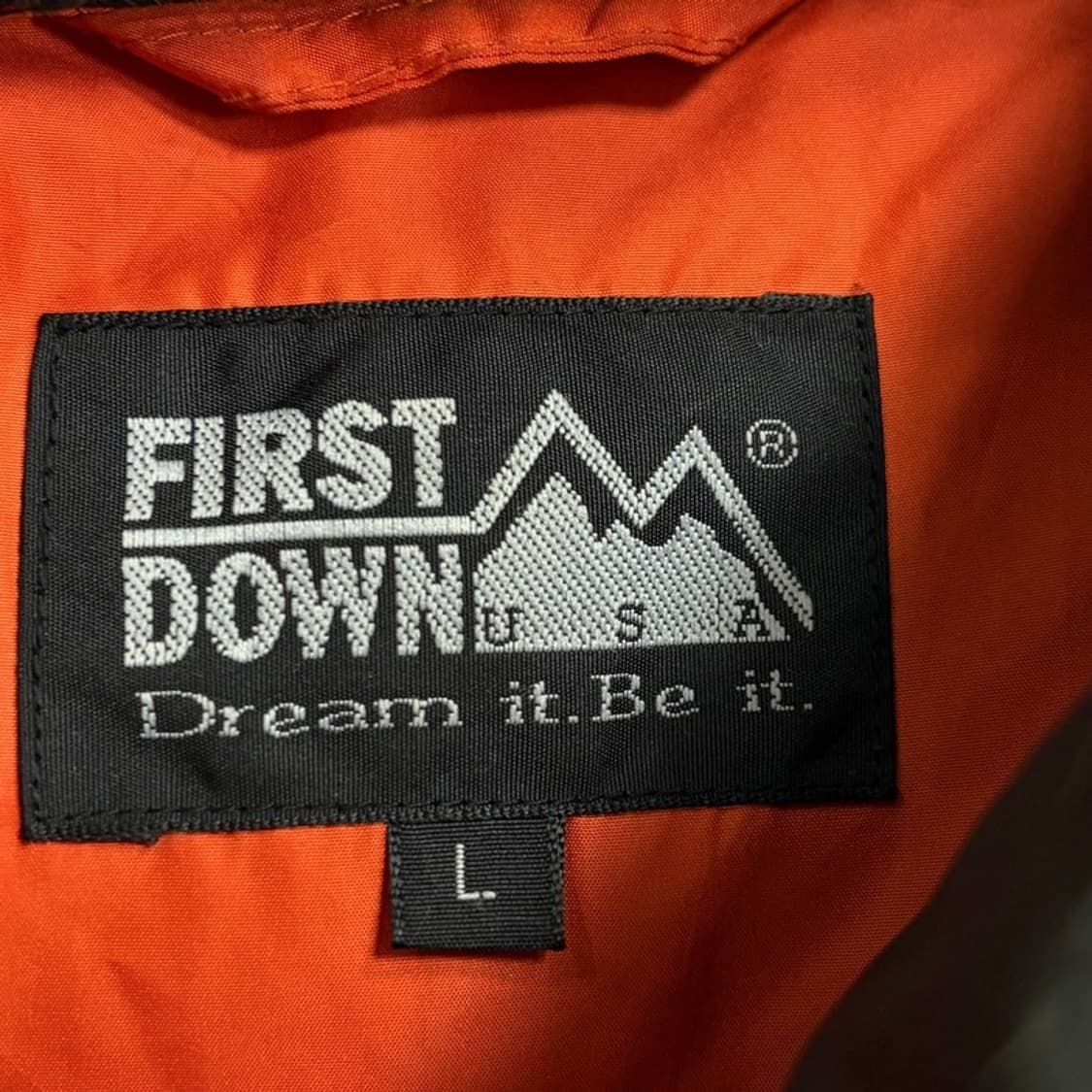 퍼스트다운 덕다운 로고 패딩 v1757 상품이미지5