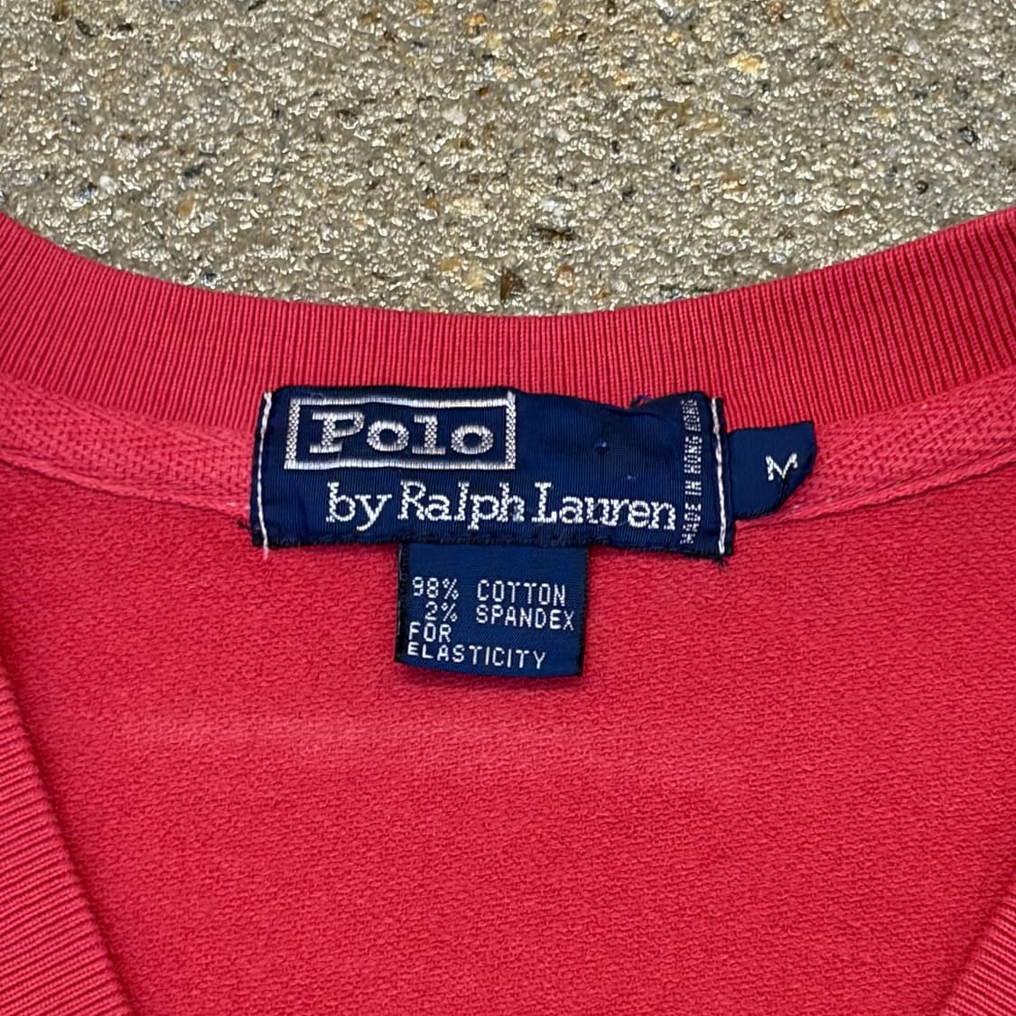 레어 90s 미국 빈티지 폴로랄프로렌 테니스 브이넥 맨투맨 상품이미지5