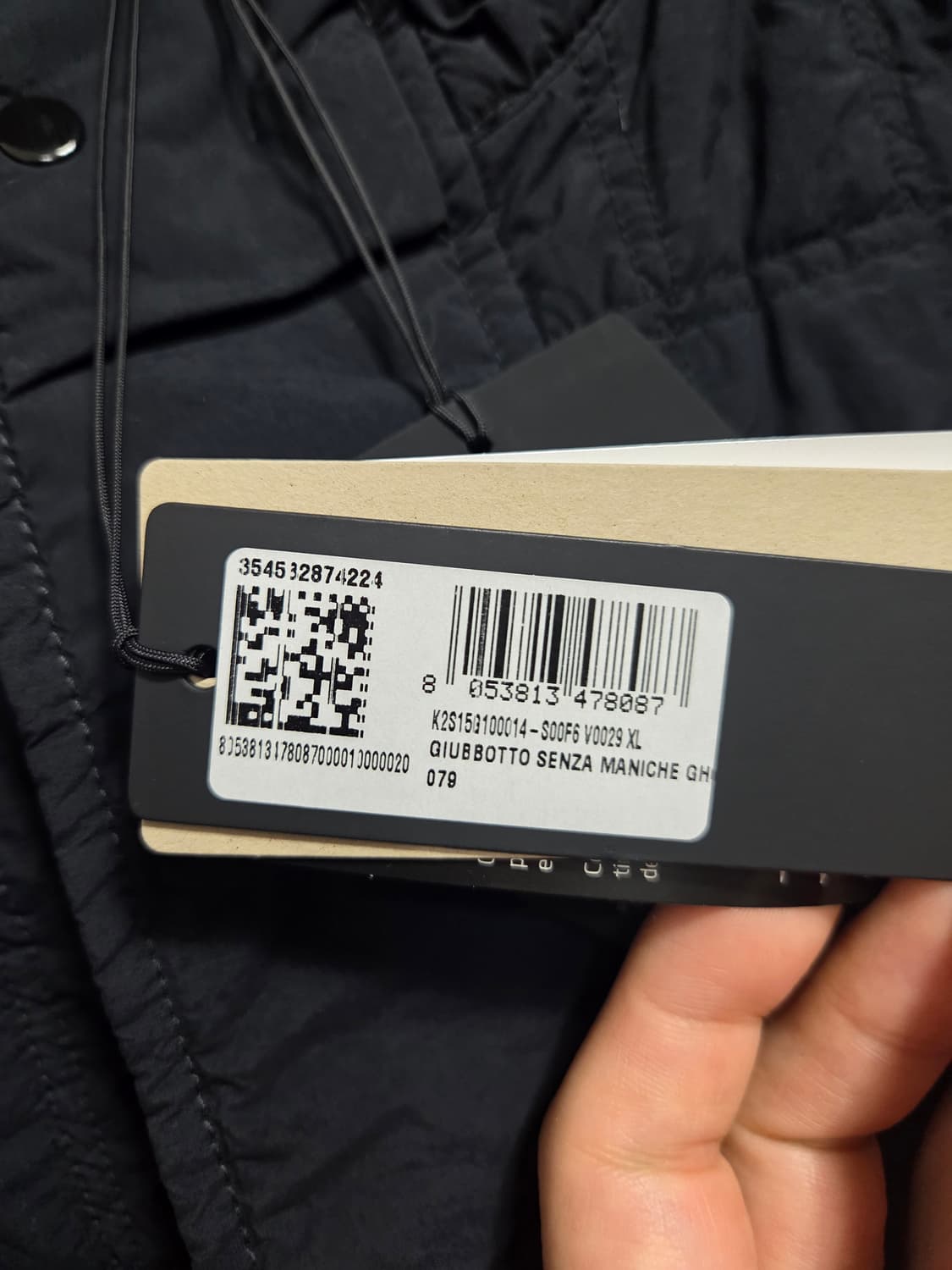 스톤아일랜드 고스트 조끼 25fw XL 상품이미지3