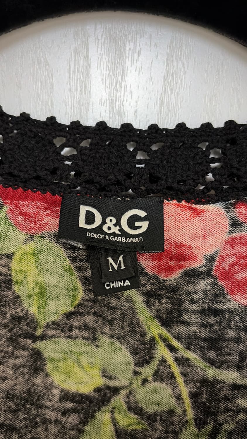 돌체앤가바나 플로랄반팔니트 44,55 정품 상품이미지2