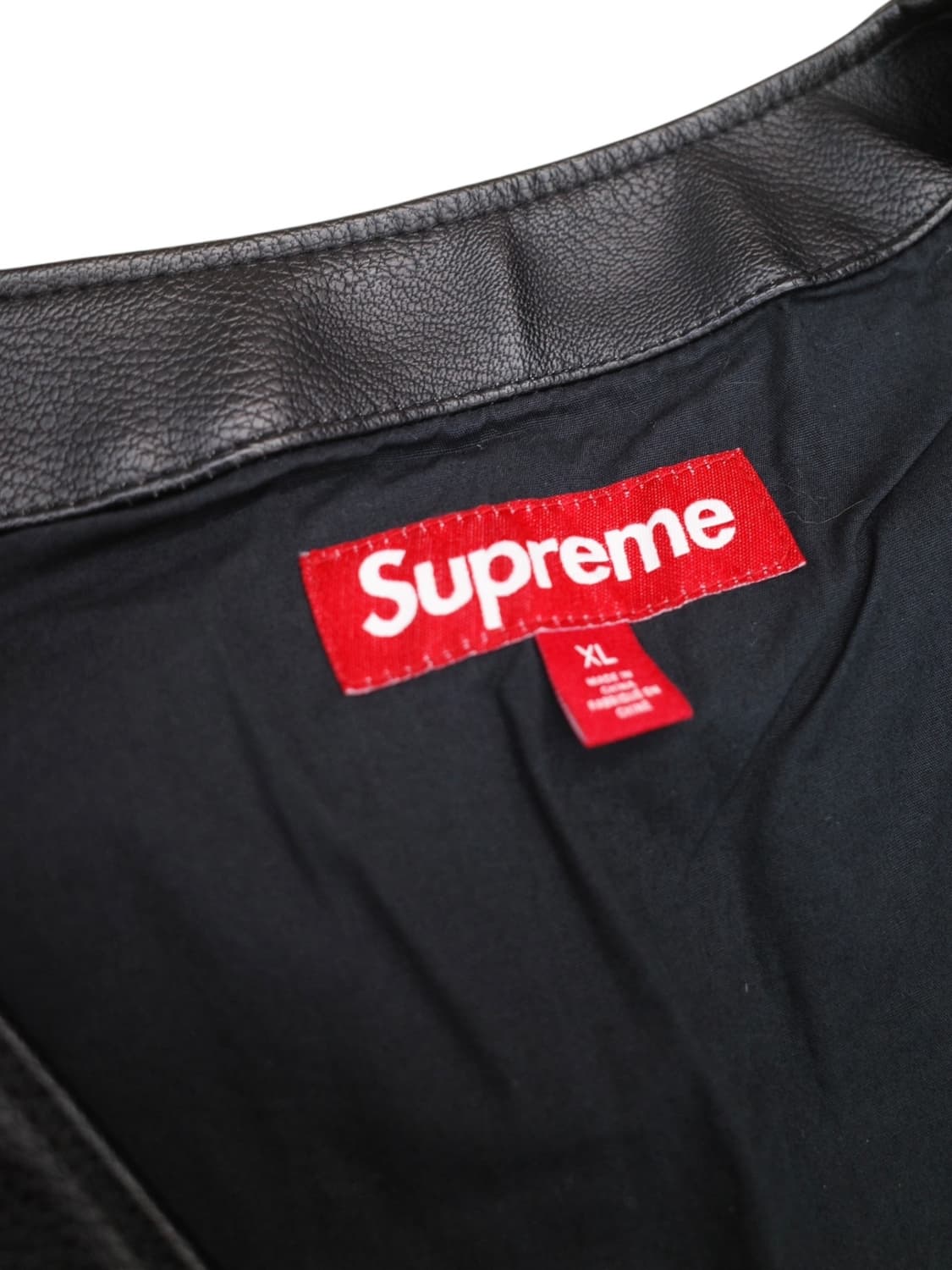 슈프림 x 토이 머신 레더 베스트 상품이미지4