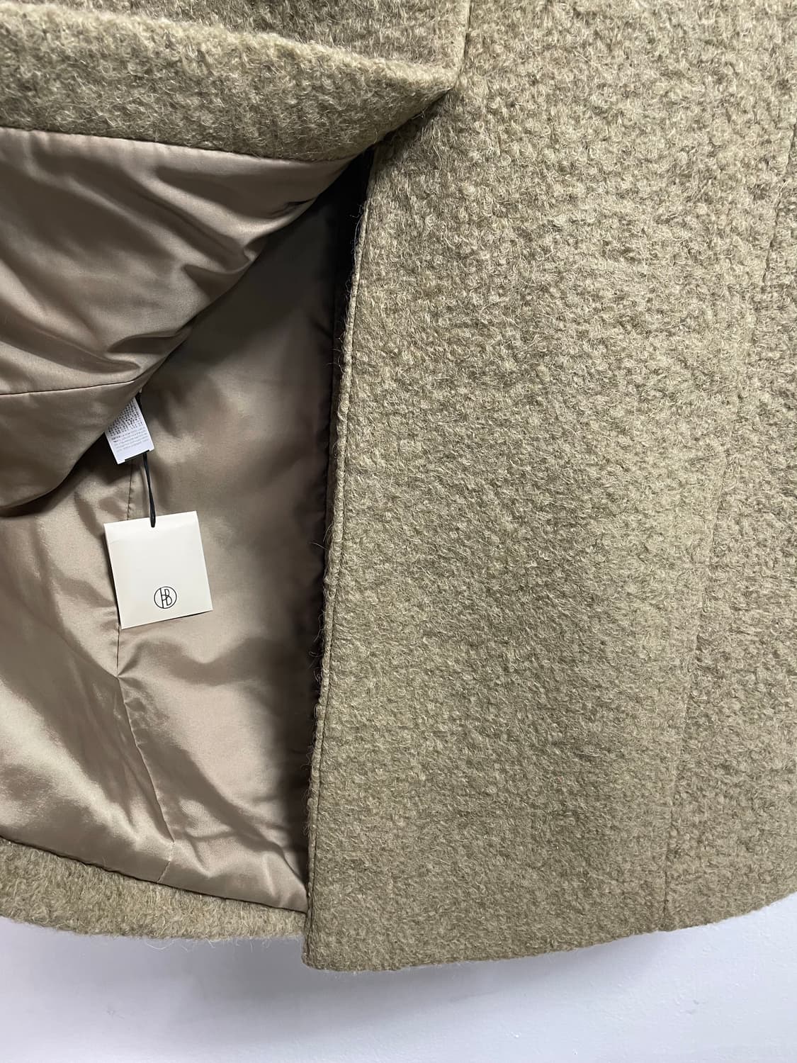 (새상품) 블러썸 에이치 컴퍼니 알파카 더블 롱코트 (on.44)   - 상품이미지6