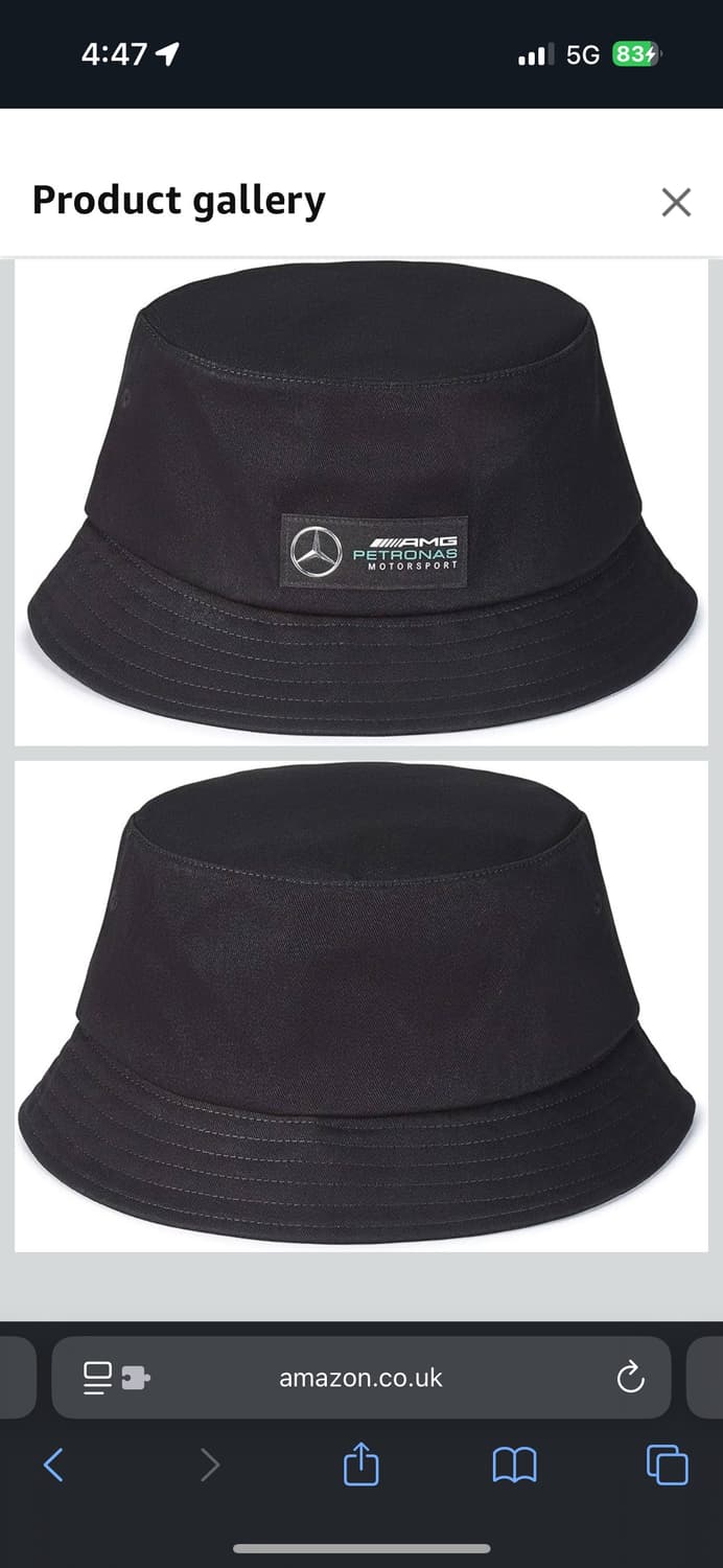 F1 메르세데스 amg 페트로나스 벤츠 버킷햇 벙거지 모자 상품이미지3