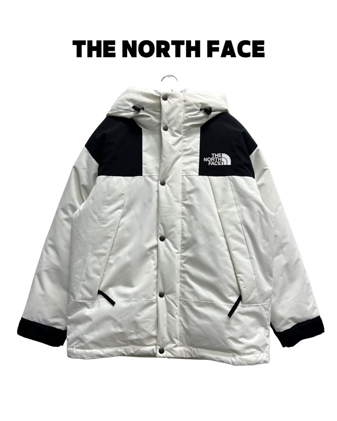 노스페이스 마운틴 구스다운 자켓 화이트 상품이미지1
